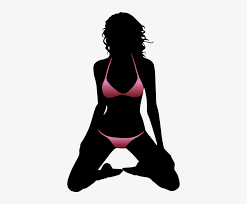 A large collection of woman silhouettes in different (most of them standing or sitting) posing positions. Sexy Lingerie Erotic Sticker Female Silhouette In Bikini Transparent Png 374x597 Free Download On Nicepng