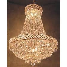 French Empire Crystal Chandelier Lighting H26 X W23 Walmart Com Walmart Com