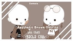 Brown colored / themed guy outfit. Aesthetic Brown Outfits Ideas Gacha Club 6 Youtube