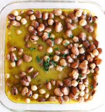 Ful Medames Syrian Style Arabic Bean Salad Vegan Gf Zen And Zaatar Recipe Bean Salad Fava Beans Recipes Vegan Bean Salad