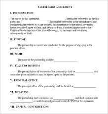 Business Partnership Agreement Download Documents Pdf Word Letter Formats Free Amp Premium Contract Template Business Template Words
