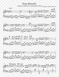 Leave your work in comments! Dope Butterfly Sheet Music Composed By Arranged By Changes Xxxtentacion Piano Sheet Music Clipart 1257061 Pikpng
