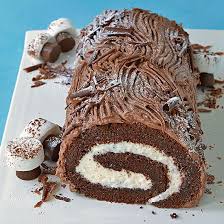 Classic Yule Log Recipe In 2020 Yule Log Recipe Yule Log Cake Christmas Food