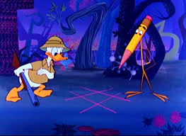 One of the last four theatrical donald duck cartoons, donald in mathmagic land didn't get the academy award for 1959, which went to john hubley's moonbird, but it was nominated for best documentary short. Piday A Look Back At Donald In Mathmagic Land Laughingplace Com