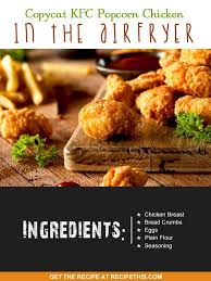 Copycat Kfc Popcorn Chicken In The Airfryer Recipe This Recipe Popcorn Chicken Recipes Air Fryer Recipes