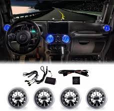 Choose the color, trim, options and more to easily customize your vehicle today. Buy Furyengraver Air Vent Led Atmosphere Lights 32 Colors Ambient Light Turbine Outlets Lamp Air Conditioner Covers For 2011 2017 Jeep Wrangler Jk Jku 4pcs Online In Indonesia B08gp47bnj