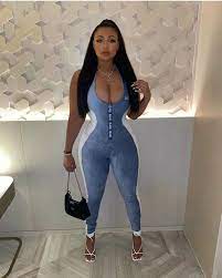 Bad Society Club On Instagram How Fire Does Our Blue Grey Jumpsuit Look This Is Our First Sale Jumpsuit It Won Grey Jumpsuit Jumpsuit Designer Jumpsuits