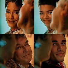 Simon from S1 has a way with words. The speech to the Queen will be my  fave. When he tells her about how to give herself pleasure, then says  "Come" and walks