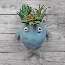 Fish Wall Vase Md Wall Vase Ceramic Fish Fish Design