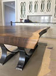 Live Edge Black Walnut Dining Table Walnut Dining Table Wood Slab Dining Table Dining Table
