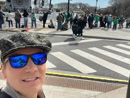 A beautiful day for a parade! Honored to host the broadcast of the 69th St.  Patrick's Day Parade in Chicago. Thanks to Judy Hsu ABC7 and Liz Nagy ABC7  and Karen Ryan
