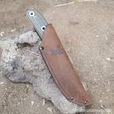 Free standard shipping on qualifying orders over $83.00! Benchmade Pardue Hunter Bushcraft Knife Review Fixed Blade S30v Leather Kydex 3 Recoil Offgrid