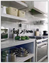 Open Lower Kitchen Cabinets With Curtain Open Base Kitchen Cabinets Home Design Ideas Industrial Kitchen Design Concrete Kitchen Kitchen Inspirations