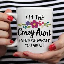 Crazy Aunt Personalized Coffee Mug Walmart Com In 2020 Personalized Coffee Mugs Fancy Coffee Drinks Mugs