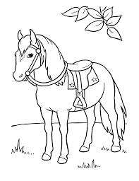 Teach your child how to identify colors and numbers and stay within the lines. Free Printable Horse Coloring Pages For Kids
