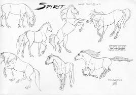 2dtraditionalanimation Spirit The Horse Spirit Drawing Horse Drawings