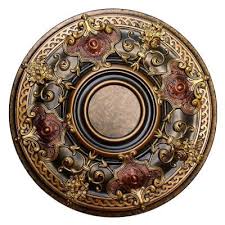 Being hand carved each piece is richly detailed with deep relief, sharp lines, and a truly unique touch. Ceiling Medallions Ceiling Lighting Accessories The Home Depot