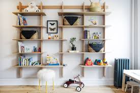 Homfa kids bookshelf, 4 tier children's bookcase rack free standing against the wall, display storage shelves for books toys in study living room bedroom, 31.5 l x 4.5 w x 46.5 h, white 4.6 out of 5 stars 943 Photo 13 Of 22 In Kids Playroom Shelves Photos From Stewart Schafer Brooklyn Brownstone Renovation Dwell