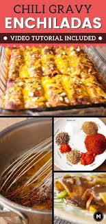 Chili Gravy Enchiladas Recipe Macheesmo Recipe Recipes Best Enchilada Recipe Ever Bbc Good Food Recipes