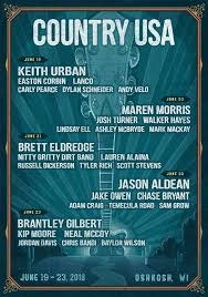 Catch some of your favorite country stars at one of these fun country music concerts or festivals this summer 2019. Will Eaux Claires Secret Lineup Backfire 88nine Radio Milwaukee
