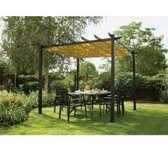 Buy Rowlinson Latina Aluminium Frame Canopy 9 X 9ft At Argos Co Uk Visit Argos Co Uk To Shop Online For Gaze Outdoor Pergola Canopy Outdoor Aluminum Pergola