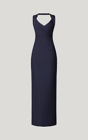 estrella signature essentials bandage dress pacific blue