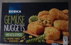 Edeka pulled pork nuggets ideal zum snacken, mit bbq dip 300g packung 1kg=6,63. Gemuse Nuggets Edeka 255 G