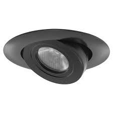 Juno Recessed Lighting 440ledg4n 35 6 Bl 4 Led Adjustable Module 600 Lumens 3500k Color Temperature With Black Trim