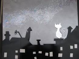 chat sur toit a paris dessin toits de paris patchworks
