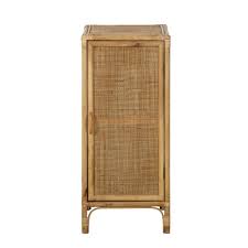 A partir de 629,00 €. Petit Meuble De Rangement 1 Porte En Sapin Cannage En Rotin Ondja Maisons Du Monde