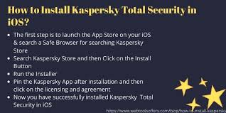 How To Install Kaspersky Antivirus Internet Total Security Vpn