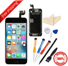 Original Lcd Display Touch Screen For Iphone 6s With Spareparts Home Button Earphone Camera Iphone Touch Screen Screen Replacement