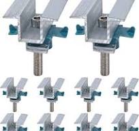 Amazon.com: 10Pcs Solar Panel Clamps for Unistrut System ...
