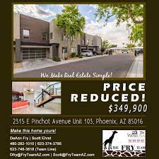 Price Reduced On This Upscale Townhouse In Downtown Phoenix 2315 E Phoenix Real Estate Buying Investment Property Real Estate Companies