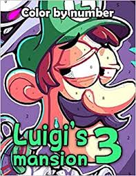 Luigi's mansion three coloring pages. Luigis Mansion 3 Color By Number Luigis Mansion 3 Coloring Book An Adult Coloring Book For Stress Relief Wilkinson Jonathan 9798558041927 Amazon Com Books