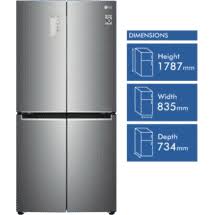 For double doors, they will commonly be 60 (2 x 30), 64 (2 x 32), and 72 (2 x 36). French Door Fridges The Good Guys