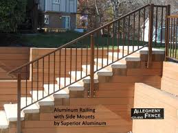 Their previous porch railings were falling apart due to rot, with plenty of measuring, cutting and clamping required to repair the rotten pieces at the bottom of the railing. Pittsburgh Residential Railings And Columns Allegheny Fence