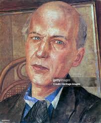 Portrait of the Poet Andrei Bely', , 1932. Petrov-Vodkin, Kuzma... News  Photo