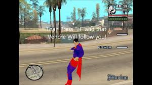The game can be paused by pressing the escape key on the keyboard and calmly enter the code. Gta San Andreas Cheats Superman Code Pci