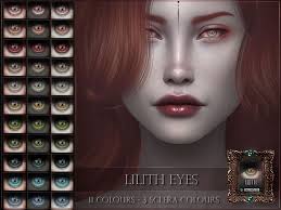 Remussirion Lilith Eyes Ts4 Download 11 Eye Colours 3 Sclera Colours White Red Black Hq Compatible Preview Taken Sims 4 Cc Eyes Sims 4 Sims Packs