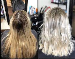 Before And After Blonding Hair Beauty Skin Deals Me Fashion Love Cute Style Women Makeup Aveda Hair Color Mom Hairstyles Aveda Hair