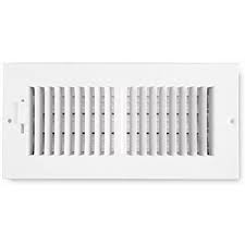 Accord Abswwh2104 Sidewall Ceiling Register With 2 Way Design 10 Inch X 4 Inch Duct Opening Measurements White To View Further F Ventilation Duct Design