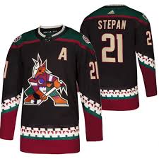 Reverse retro jersey (the original jerseys were green with a purple edge). Arizona Coyotes Throwback Jersey Cheap Online
