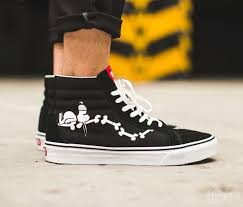 Vans Peanuts Sk8 Hi Reissue Snoopy Bones Vn0a2xsbohl