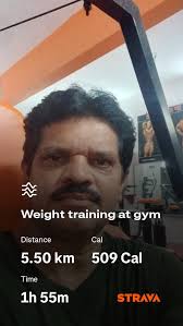 04.07.25 Weight training at gym