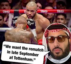 Chris Eubank Jr vs Conor Benn rematch already set for late September! Turki  Alalshikh said: "If they're not injured and ready, we want the rematch in  late September at Tottenham. The British