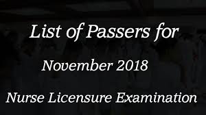 Maybe you would like to learn more about one of these? List Of Passers November 2018 Nurse Licensure Examination