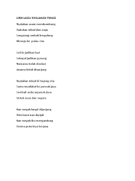 Dunia kian berubah perubahan melingkari melaksana hasrat hati kejayaan terbukti. Lirik Lagu Si Baju Hijau