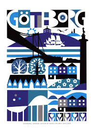 Goteborg By Maria Dahlgren 2010 For Ikea Ilustracoes Mapa Desenhos