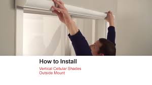 Retractable skylights open up for maximum fresh air, circulation, and unmatched views. Bali Blinds How To Install Vertical Cellular Shades Outside Mount Youtube